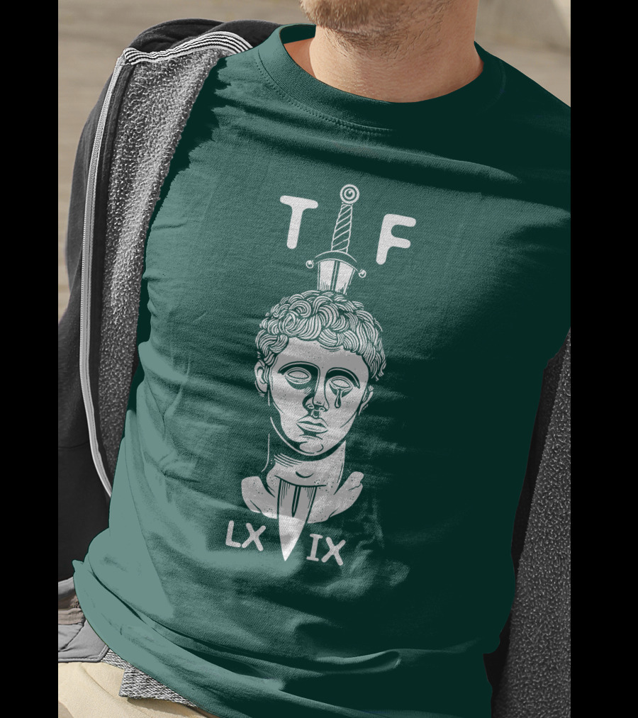 Task Force 69 Roman Statue Sword LX IX T-Shirt