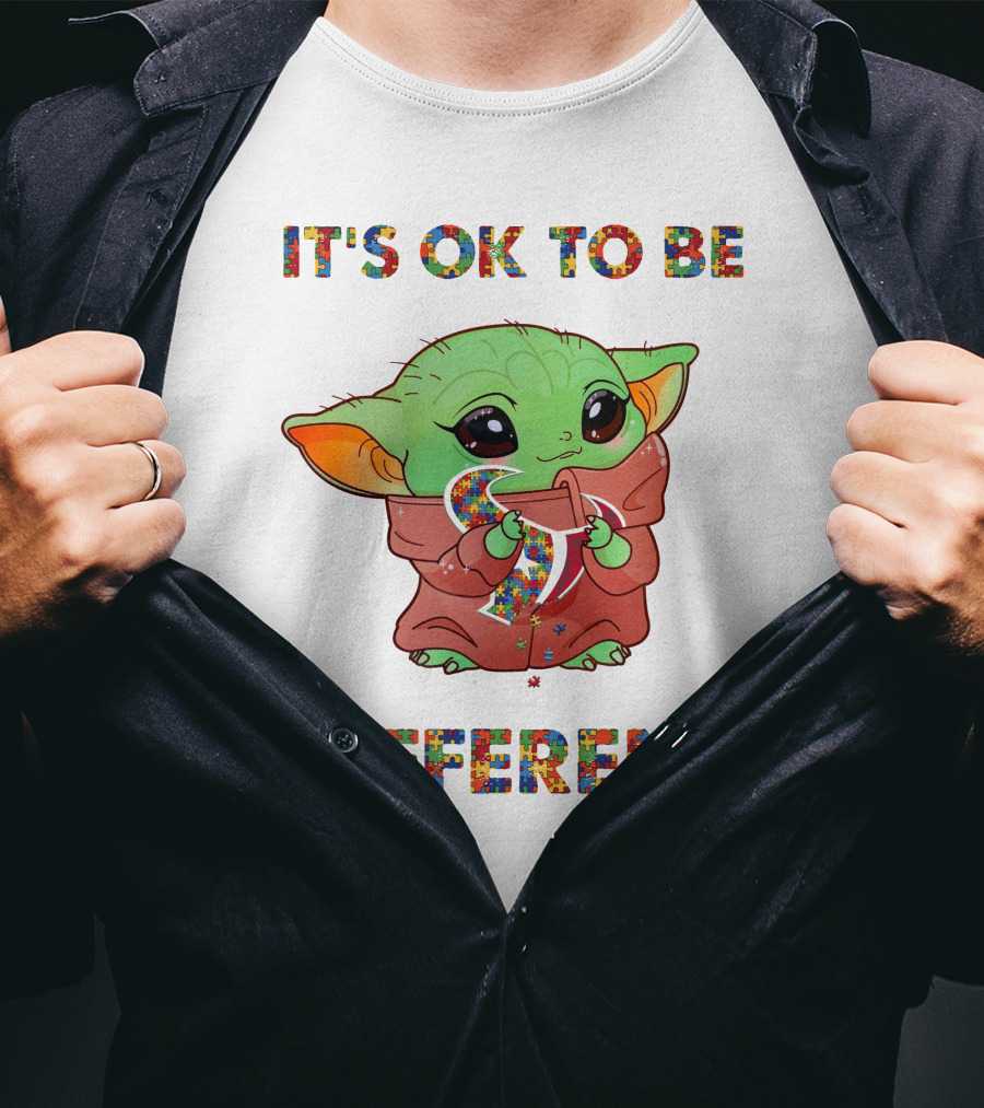 It's Ok To Be Different Houston Texans T-Shirt