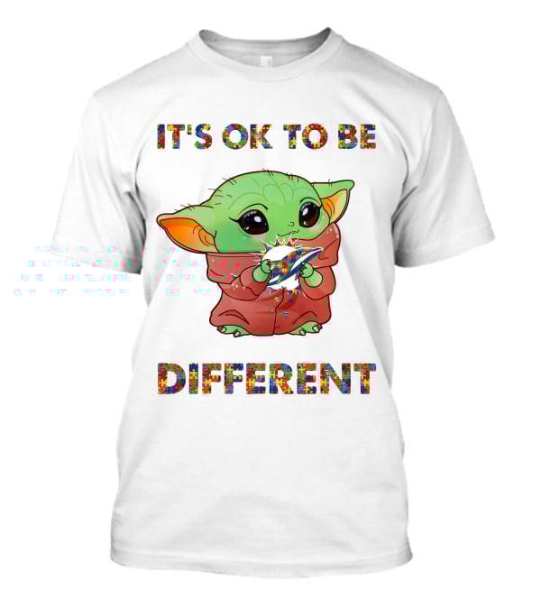 It's Ok To Be Different Miami Dolphins T-Shirt
