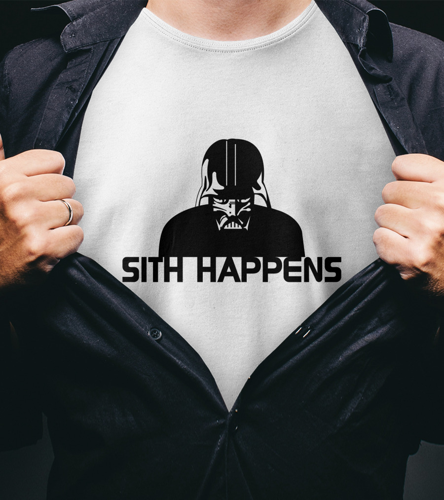 SITH HAPPENS Darth Vader T-Shirt
