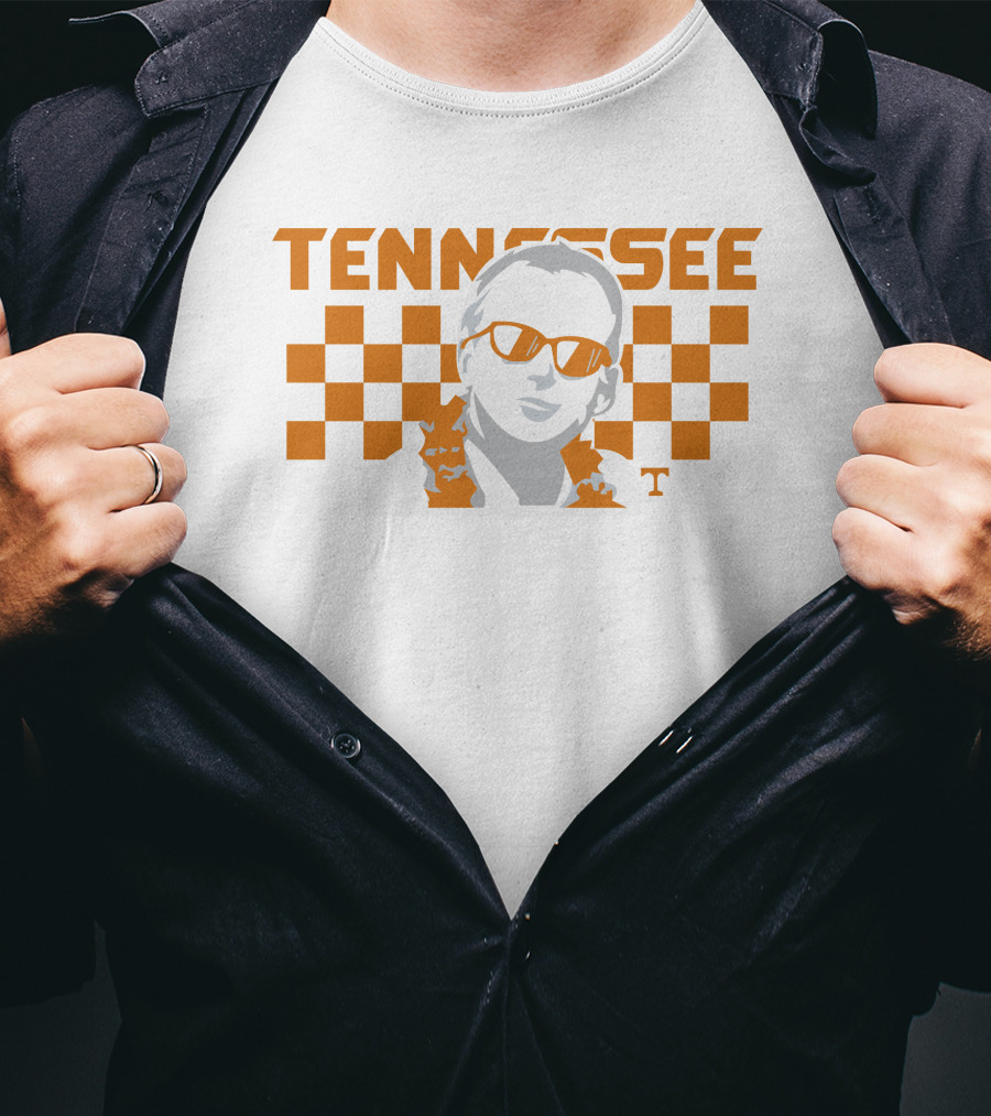 Tennessee Basketball Checkerboard Sunglasses T T-Shirt