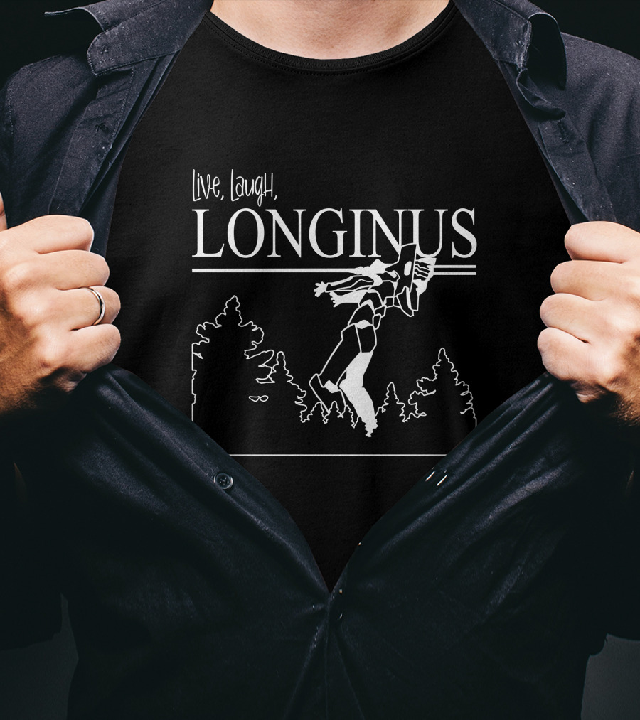 Live Laugh Longinus Soryu Asuka Langley Neon Genesis Evangelion T-Shirt