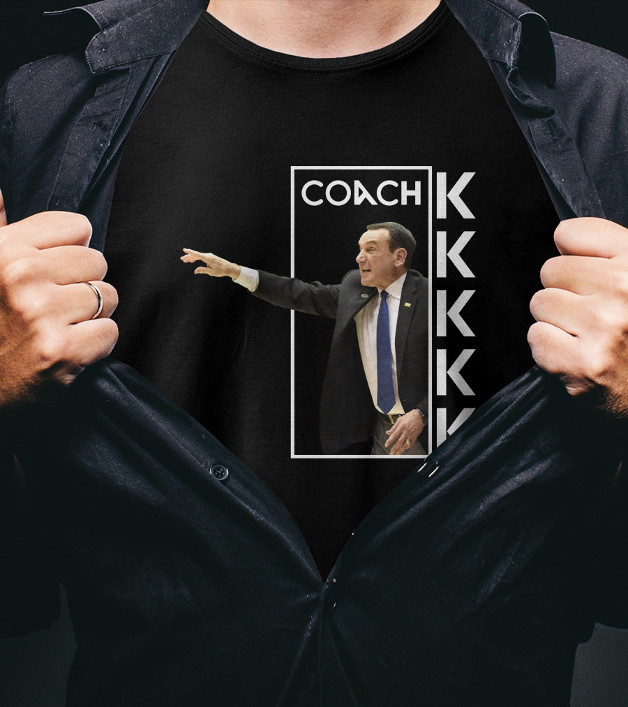 COACH K Duke Basketball Legend T-Shirt