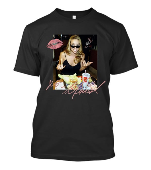 XO Mariah Carey McDonald's Fries And Drink Fun T-Shirt