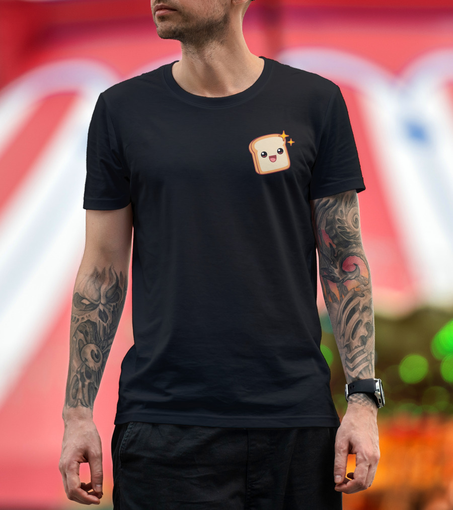 SP33DY X SIDEARMS FRIENDSHIP BREAD LIMITED TIME Toast Emoji T-Shirt