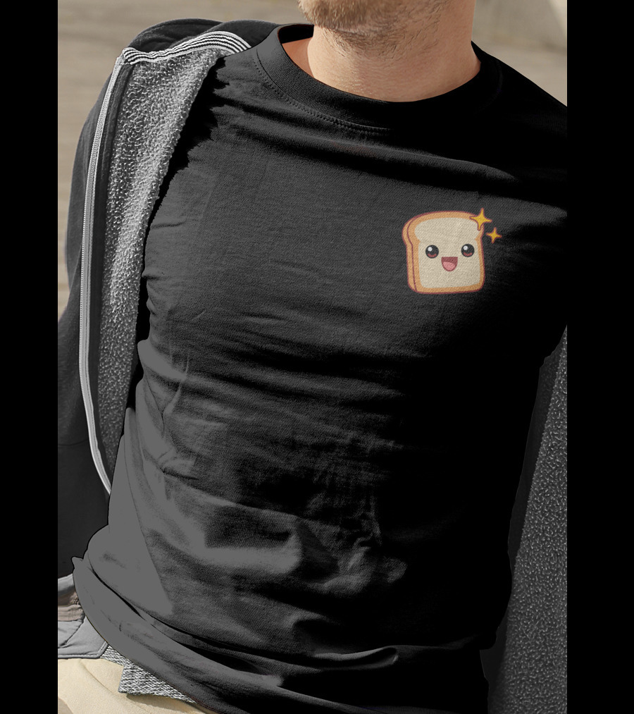 SP33DY X SIDEARMS FRIENDSHIP BREAD LIMITED TIME Toast Emoji T-Shirt