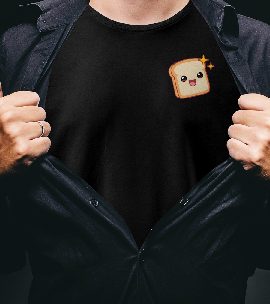 SP33DY X SIDEARMS FRIENDSHIP BREAD LIMITED TIME Toast Emoji T-Shirt