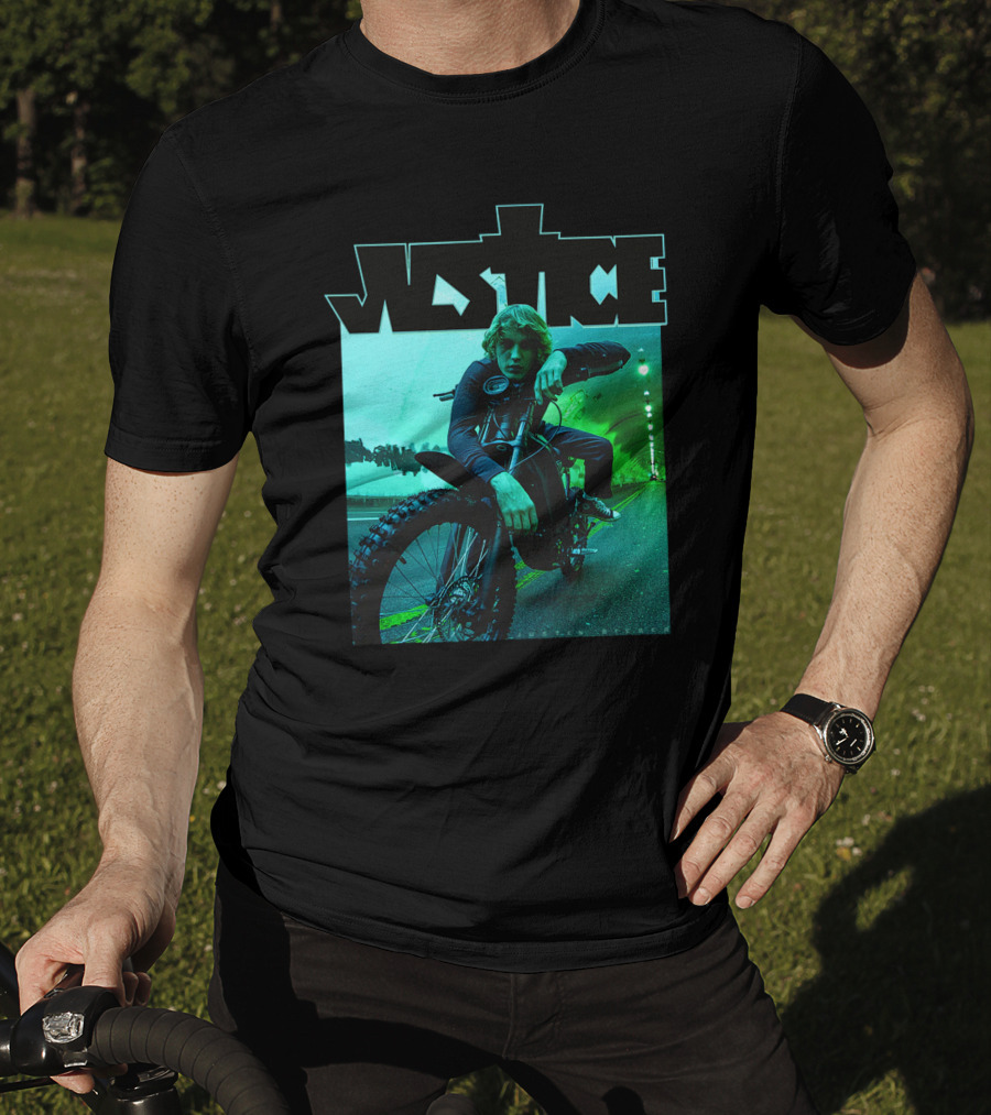 Justice Dirt Bike Photo Merch Justin Bieber T-Shirt