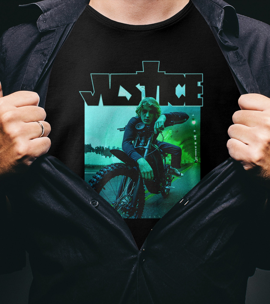 Justice Dirt Bike Photo Merch Justin Bieber T-Shirt