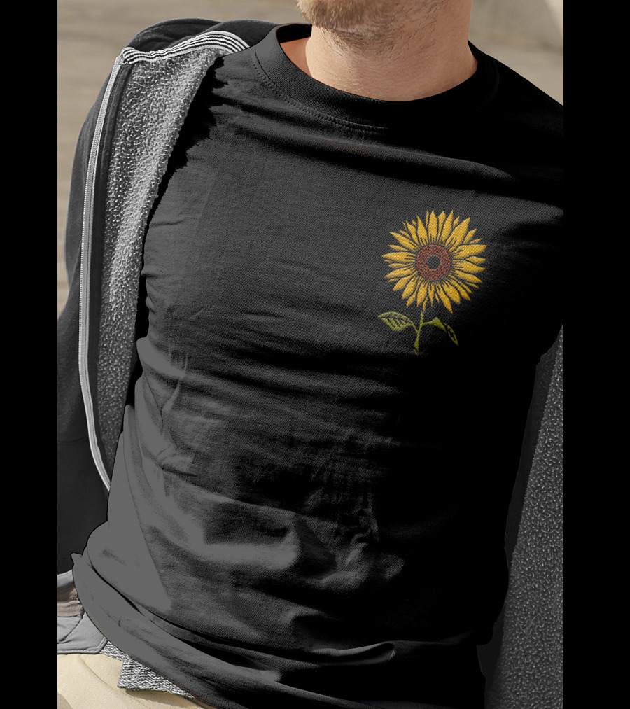 Acacia Strain Sunflower Design Merch T-Shirt
