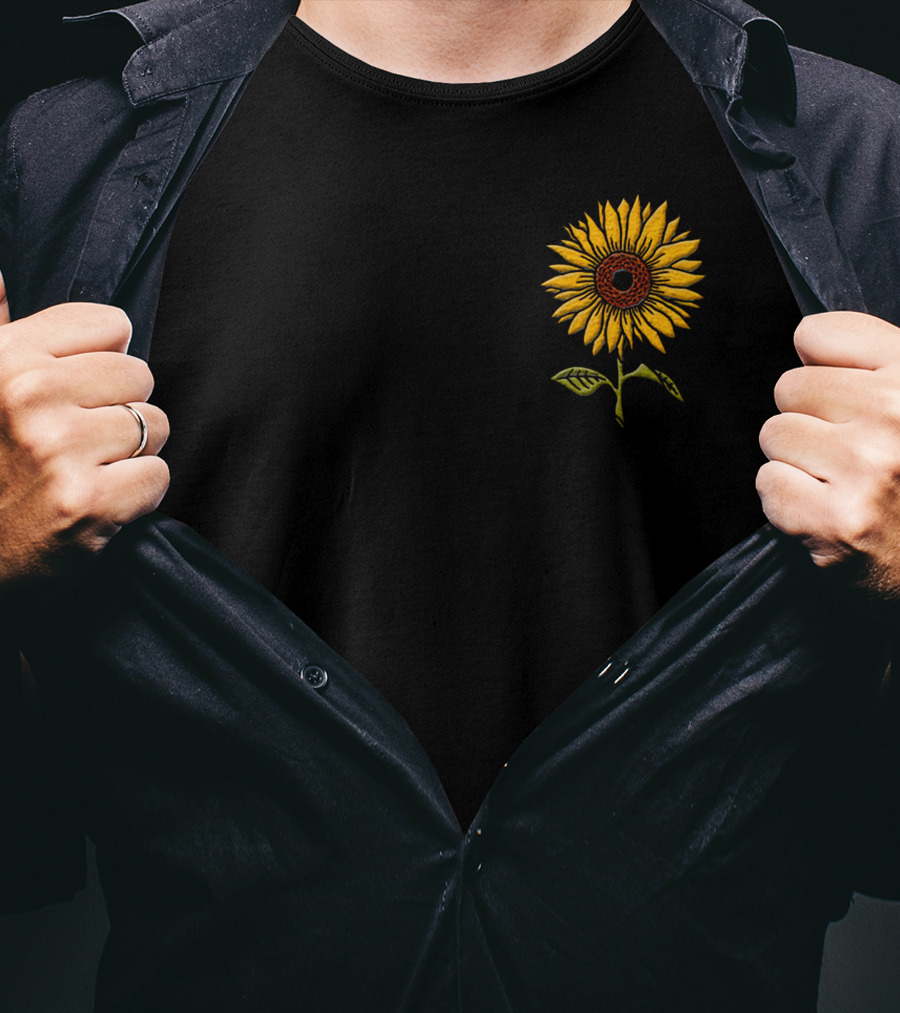 Acacia Strain Sunflower Design Merch T-Shirt