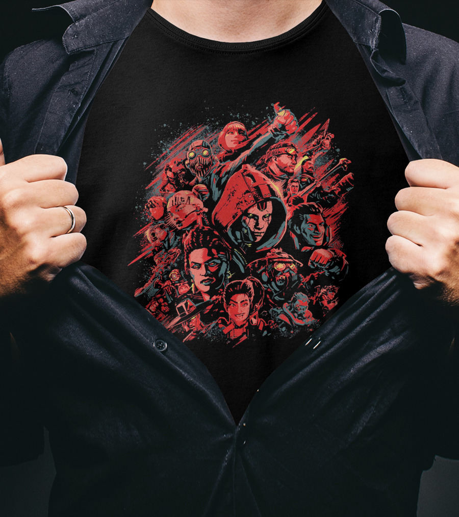 Apex Legends Character Collage T-Shirt