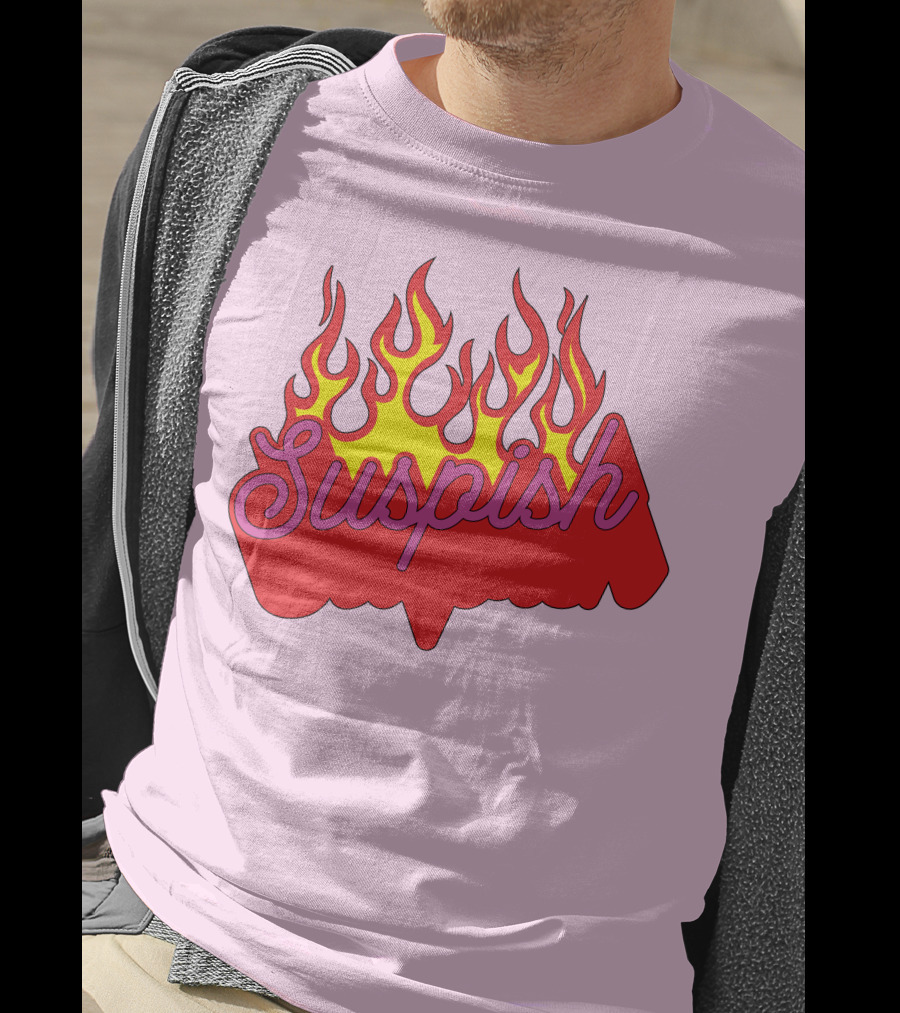 Bailey Sarian Suspish Flame Light Pink T-Shirt