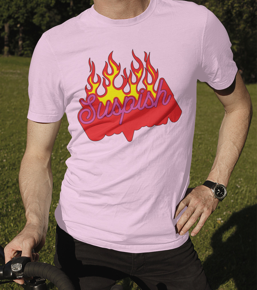 Bailey Sarian Suspish Flame Light Pink T-Shirt