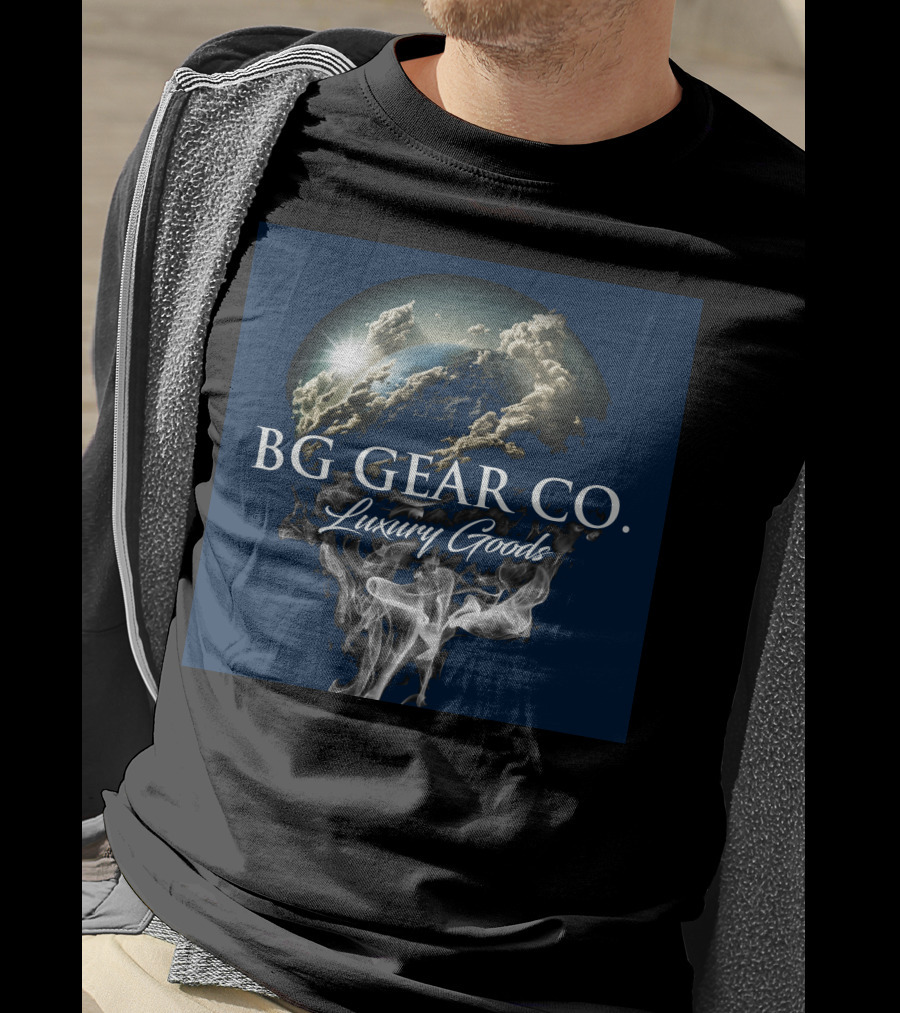 BG Gear Co. Luxury Goods Earth And Smoky Clouds T-Shirt