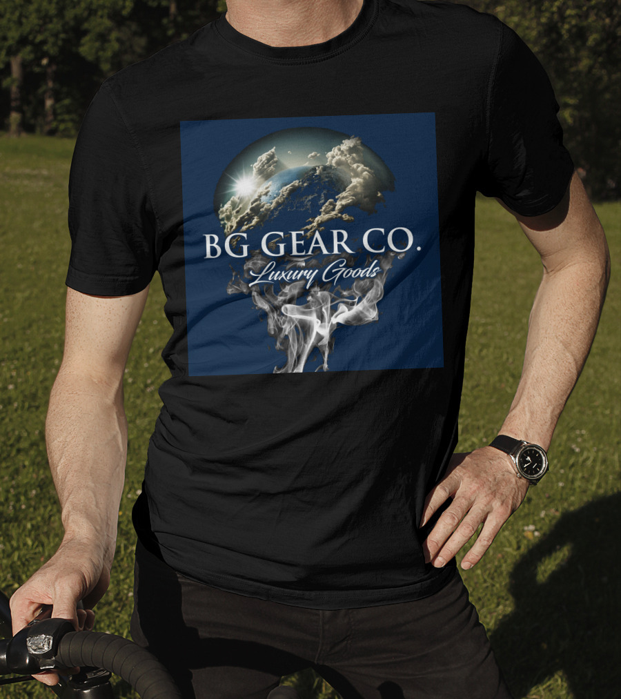 BG Gear Co. Luxury Goods Earth And Smoky Clouds T-Shirt
