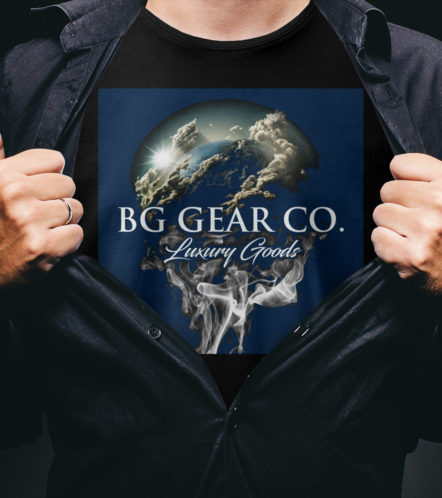 BG Gear Co. Luxury Goods Earth And Smoky Clouds T-Shirt
