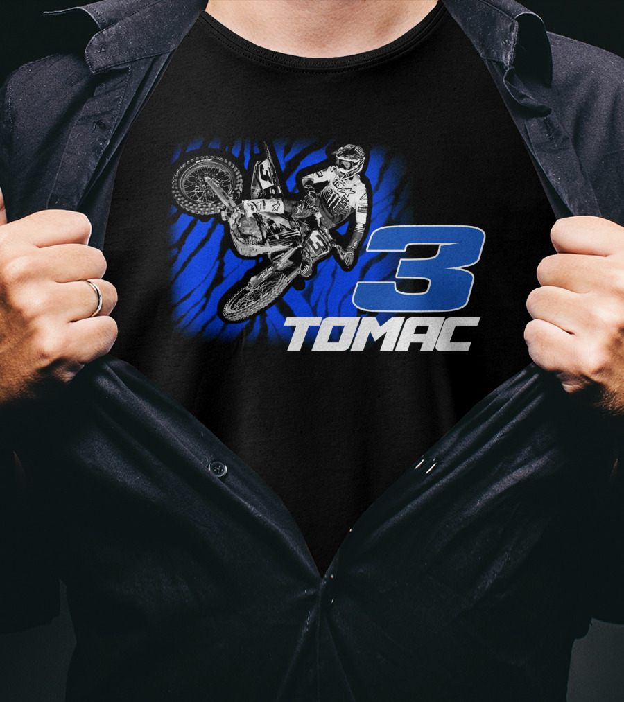 Eli Tomac 3 Motocross ET3 Merch T-Shirt
