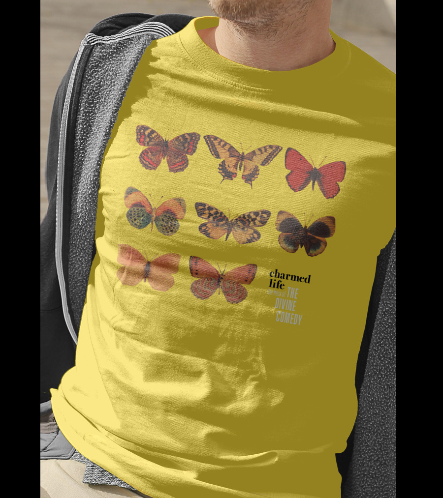 Charmed Life The Best Of The Divine Comedy Butterflies T-Shirt