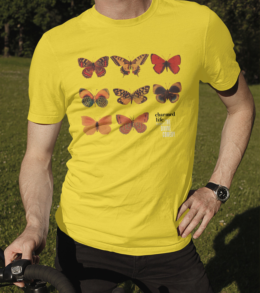 Charmed Life The Best Of The Divine Comedy Butterflies T-Shirt