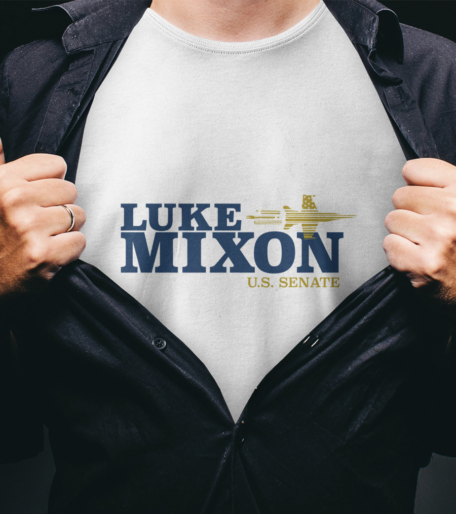 Luke Mixon U.S. Senate Campaign Airplane T-Shirt