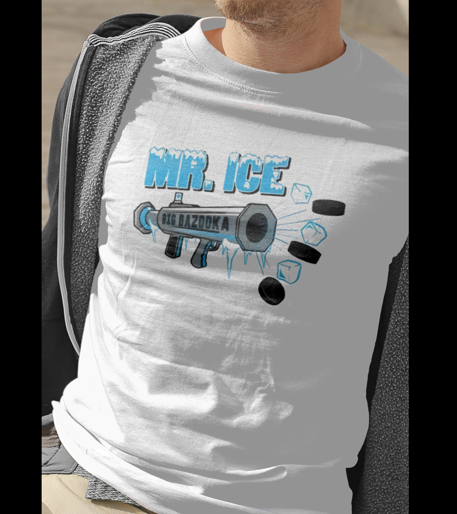 MR. ICE Big Bazooka With Ice Cubes And Pucks T-Shirt