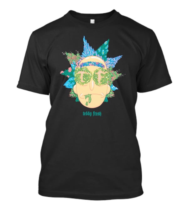 Teddy Fresh Psychedelic Face T-Shirt