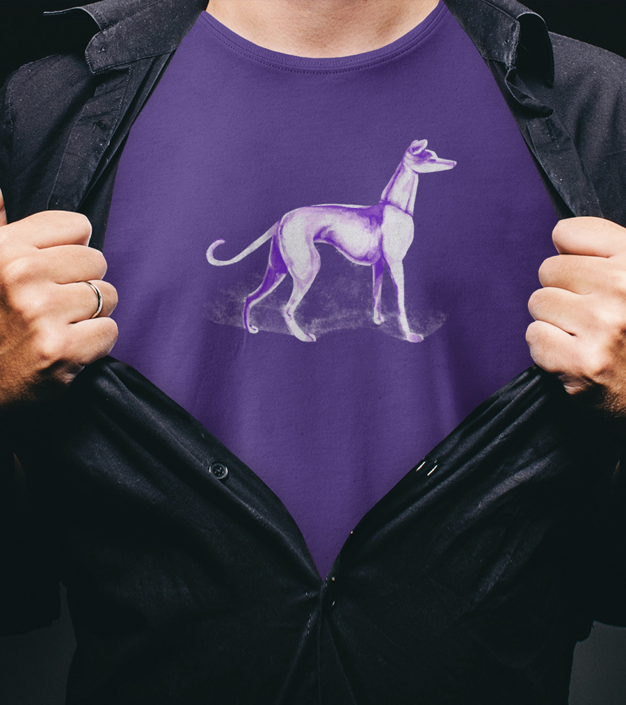 Jared Greyhound Purple T-Shirt