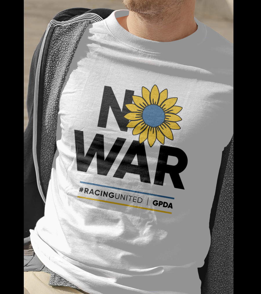 Racing United GPDA No War Sunflower Ricciardo F1 T-Shirt