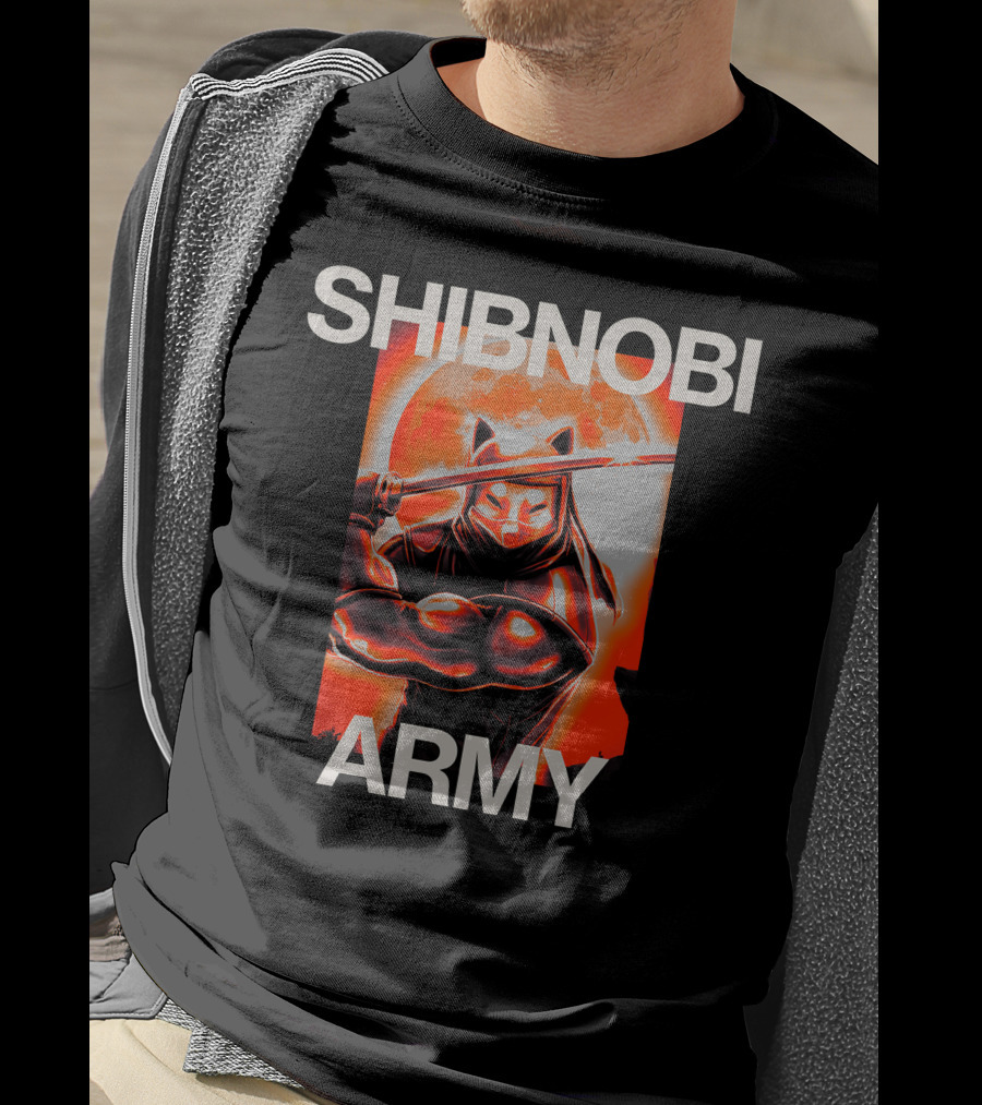 Shibnobi Army Shinja Merch Ninja Warrior T-Shirt
