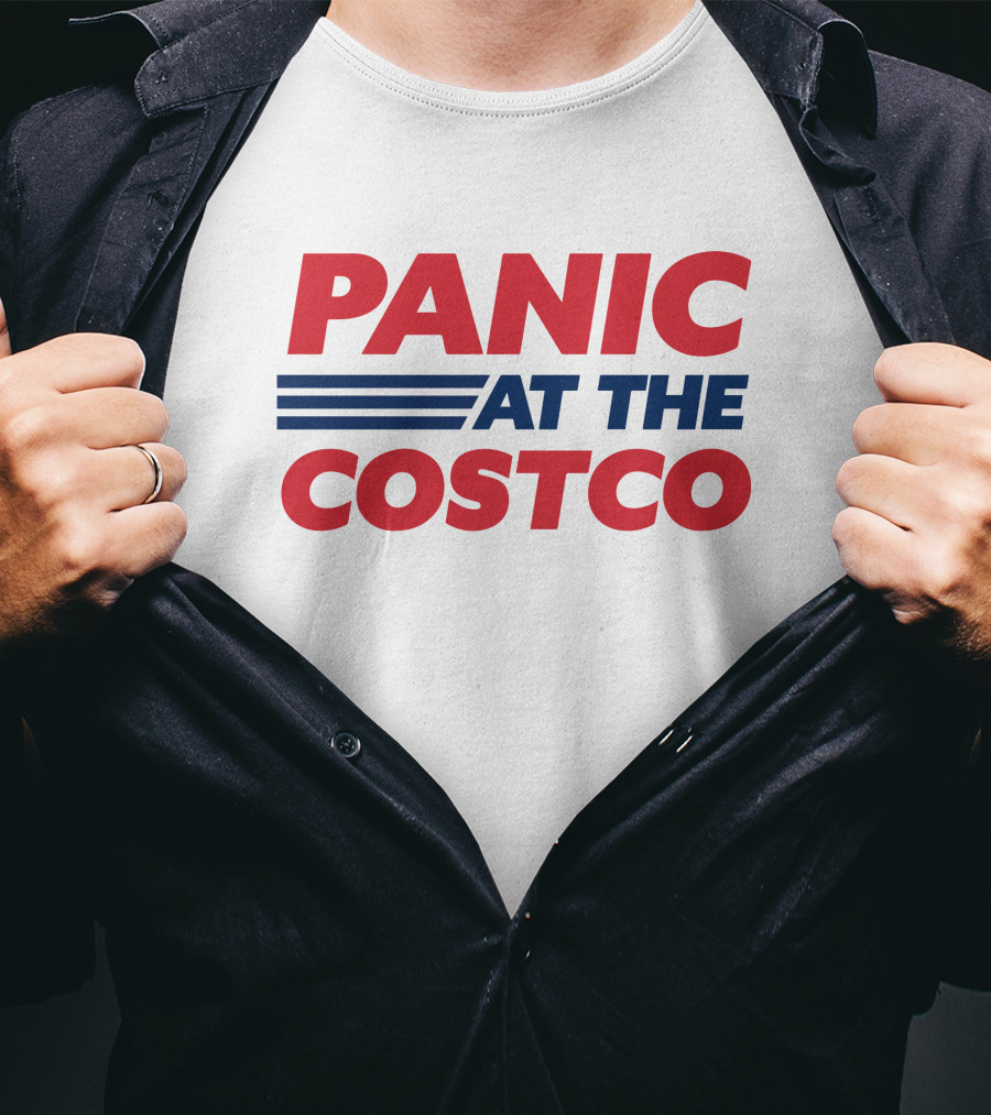 Panic At The Costco Trendy USA Playful Shopping T-Shirt