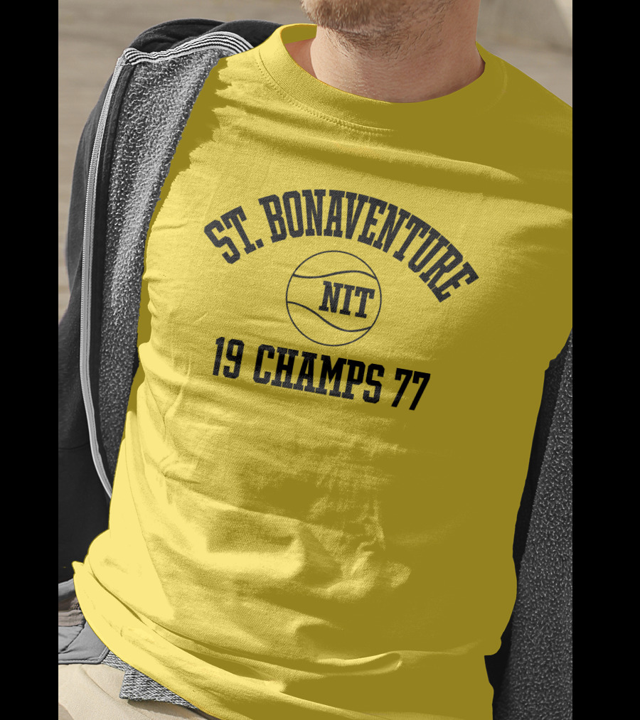 St. Bonaventure NIT 19 Champs 77 Basketball T-Shirt