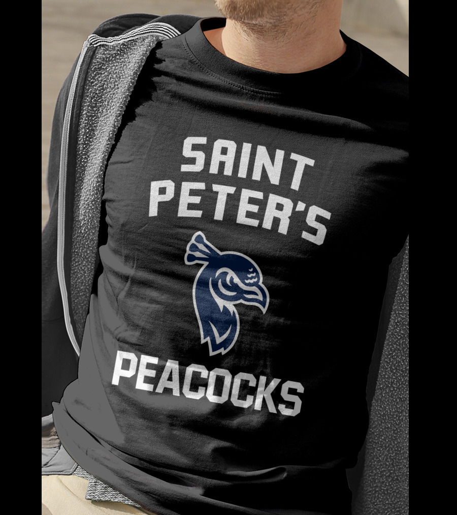 Saint Peter's Peacocks Eli Manning T-Shirt