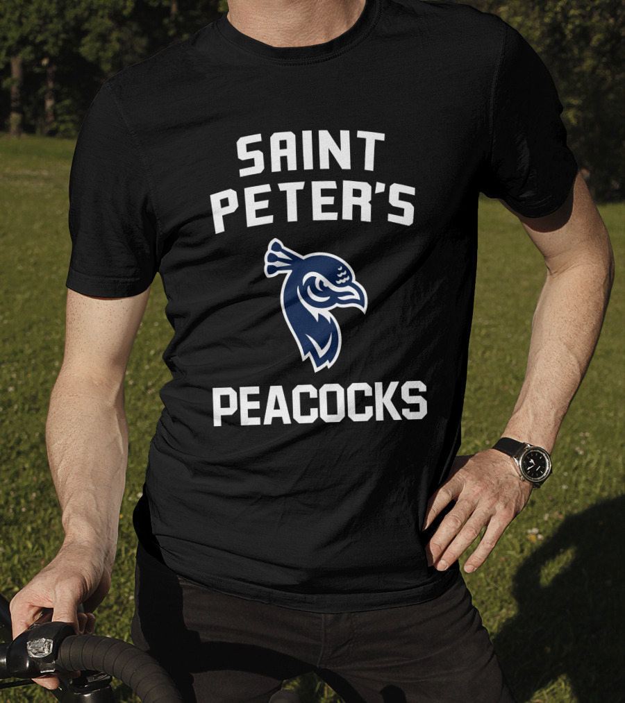 Saint Peter's Peacocks Eli Manning T-Shirt