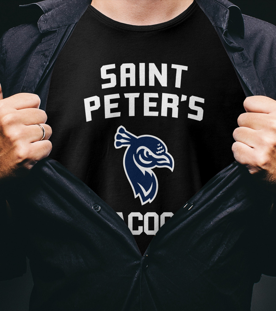 Saint Peter's Peacocks Eli Manning T-Shirt