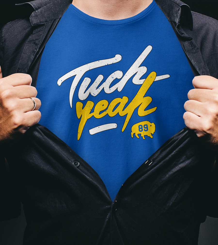 Tuch Yeah 89 Buffalo Blue And Gold T-Shirt