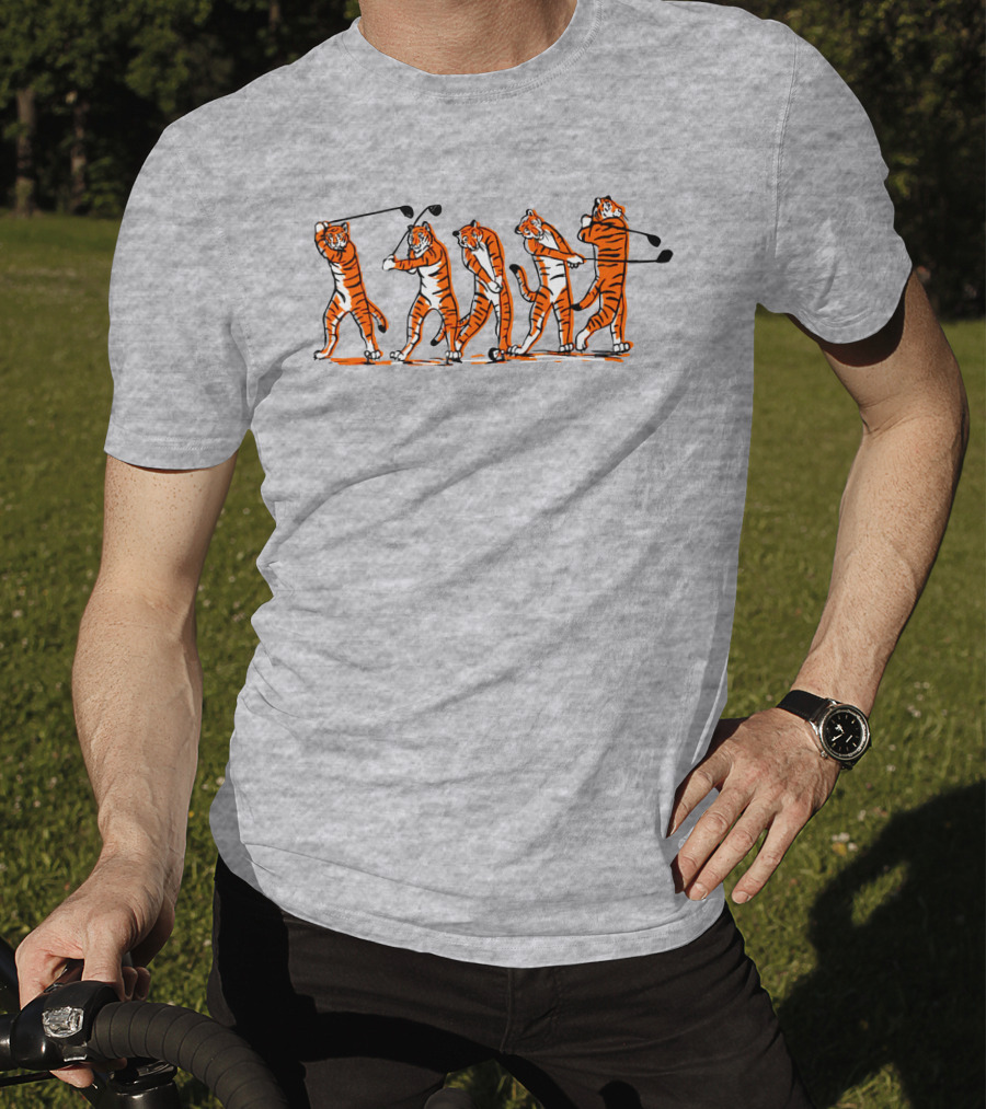 Golf Tiger Swing Sequence T-Shirt