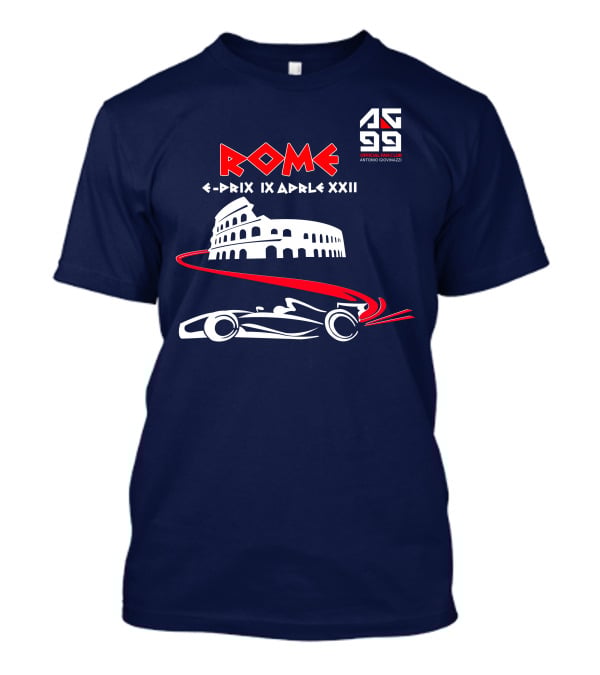 Rome E-Prix IX Aprile XXII AG99 Official Fan Club Antonio Giovinazzi T-Shirt