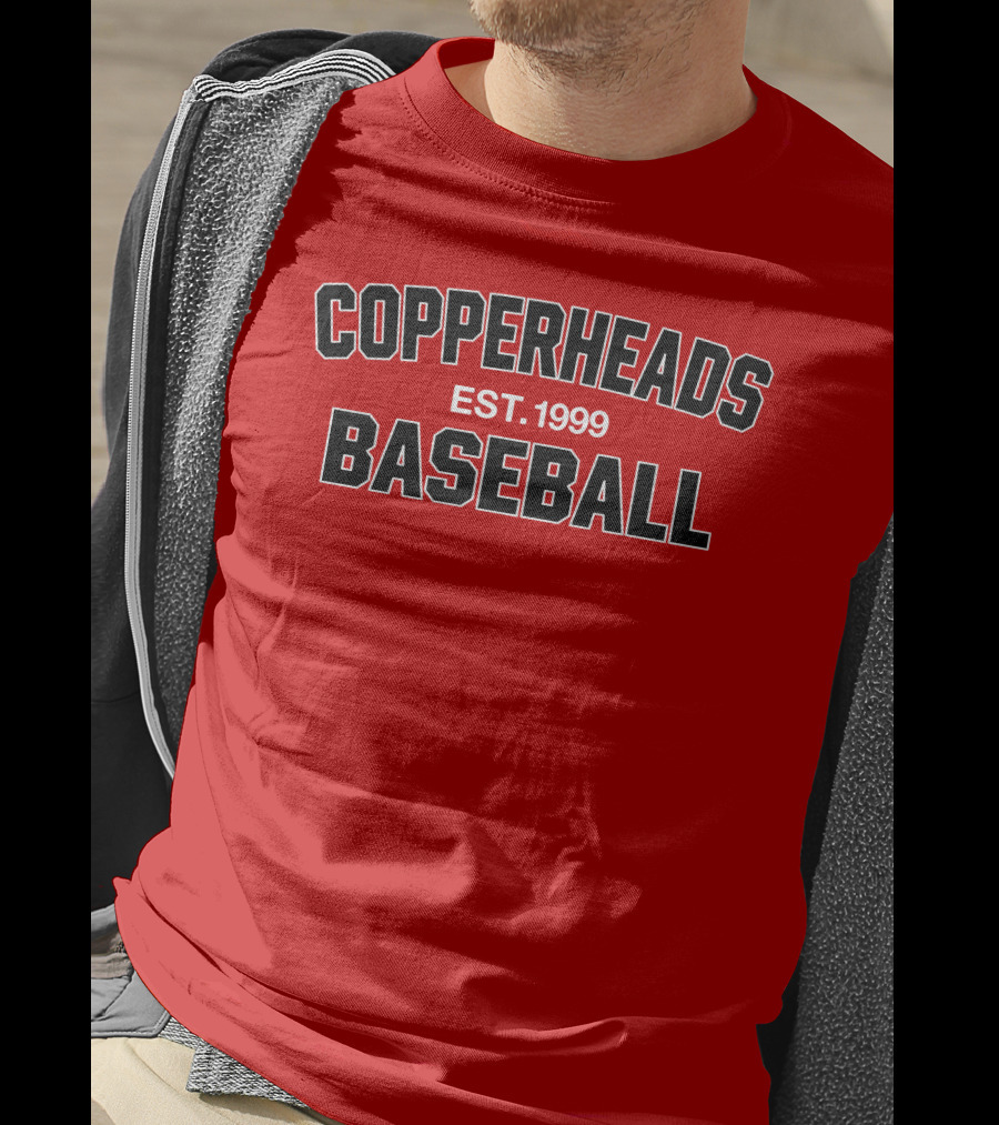 Copperheads Est 1999 Baseball Team Logo T-Shirt