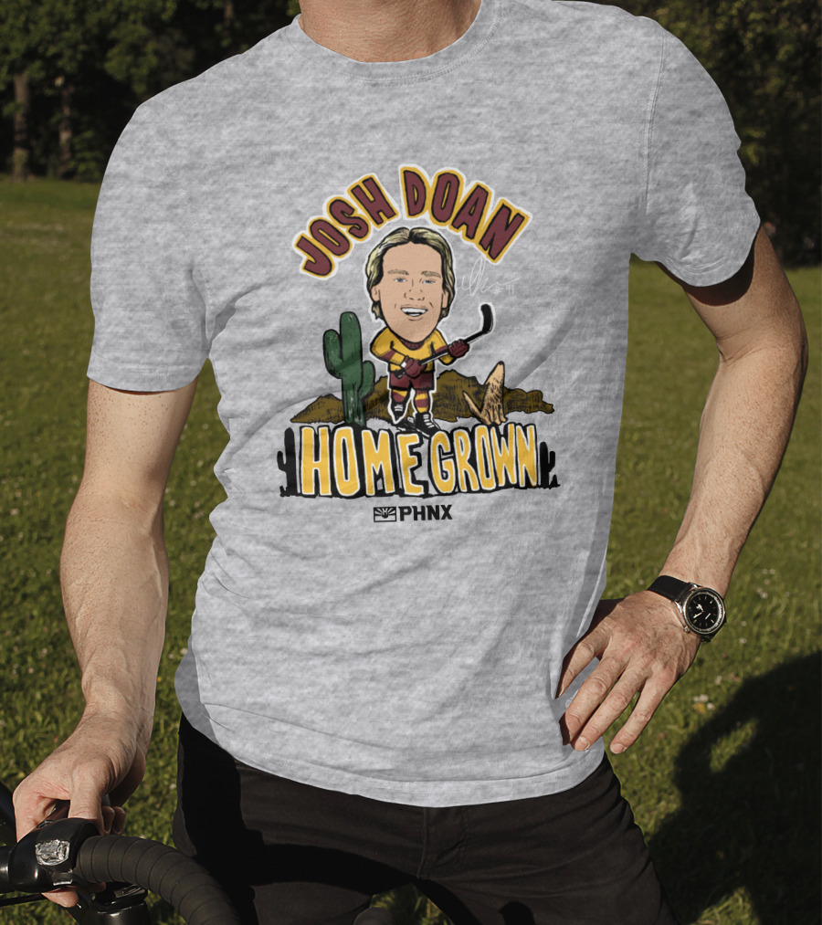 Josh Doan Homegrown PHNX Cactus Desert Hockey T-Shirt