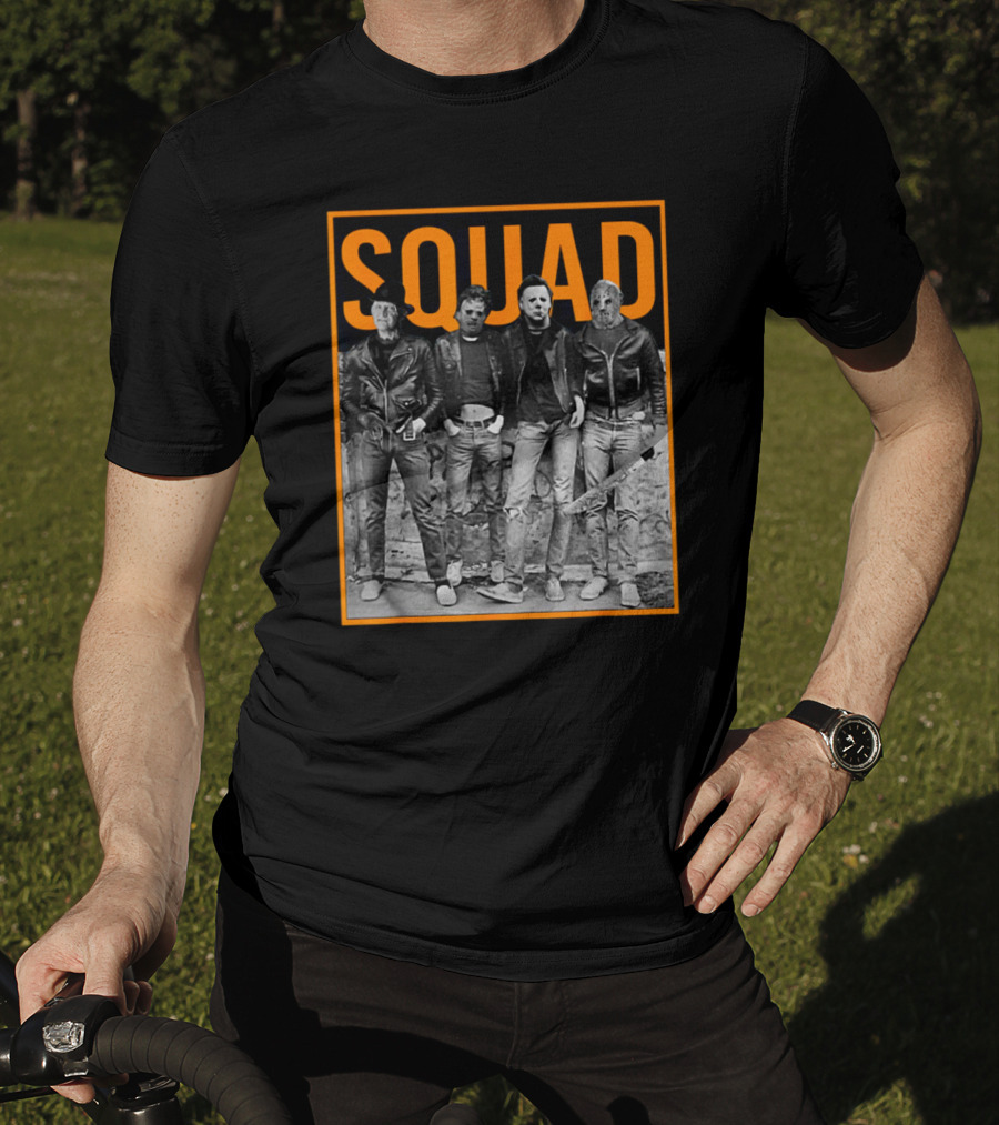 SQUAD Jason Halloween Horror Icons Group T-Shirt