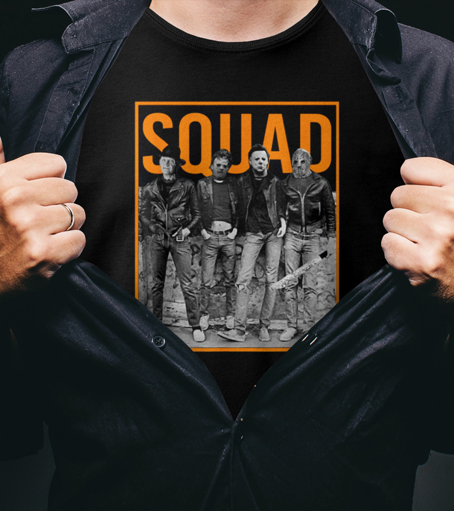 SQUAD Jason Halloween Horror Icons Group T-Shirt
