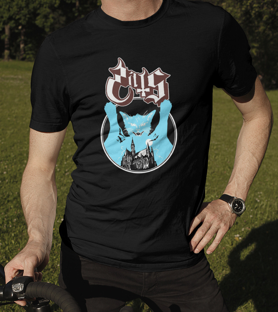 Communion Wafer Opussy Cats Gothic Cathedral T-Shirt
