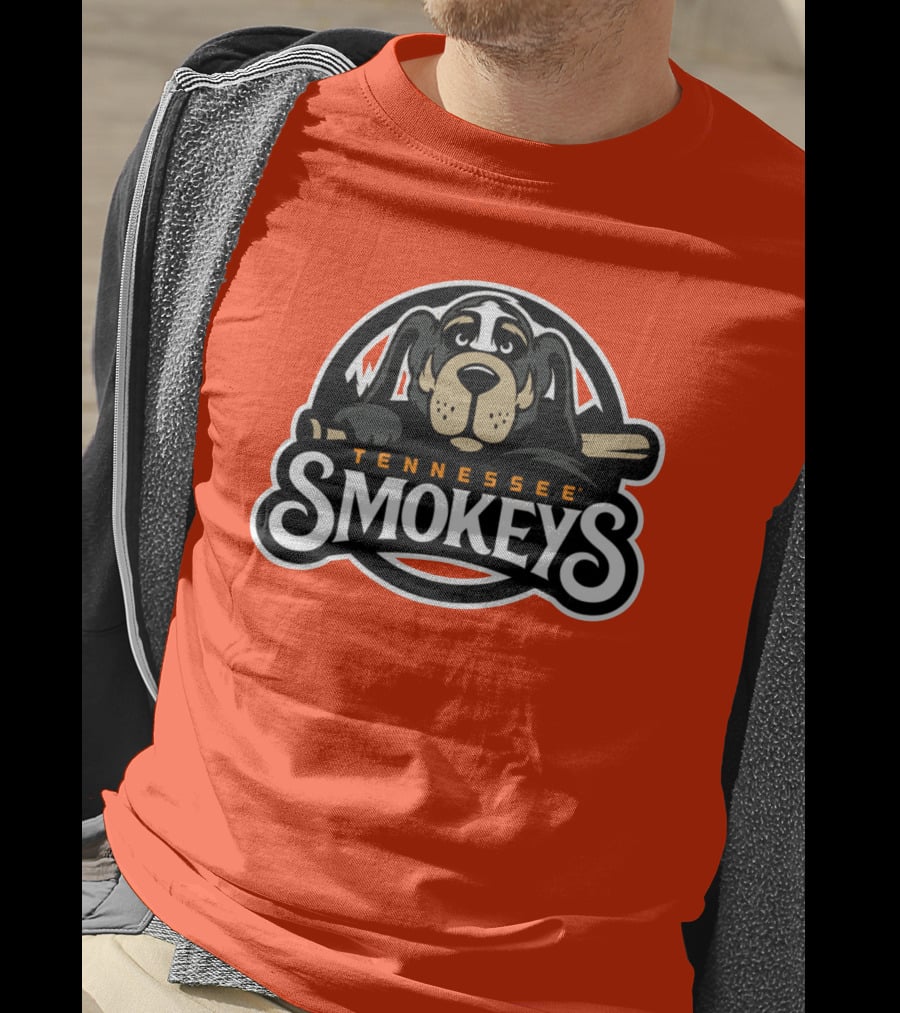 Tennessee Smokeys Baseball Team Mascot T-Shirt