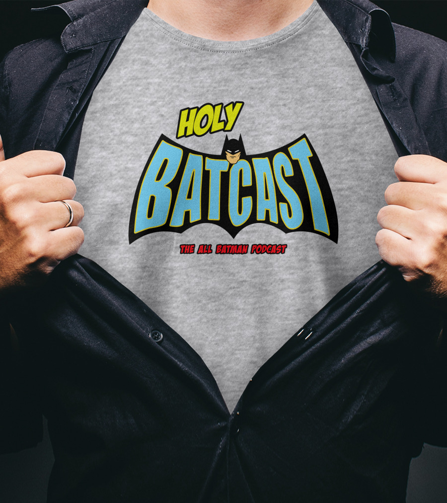 Holy Batcast The All Batman Podcast Classic Bat Emblem T-Shirt