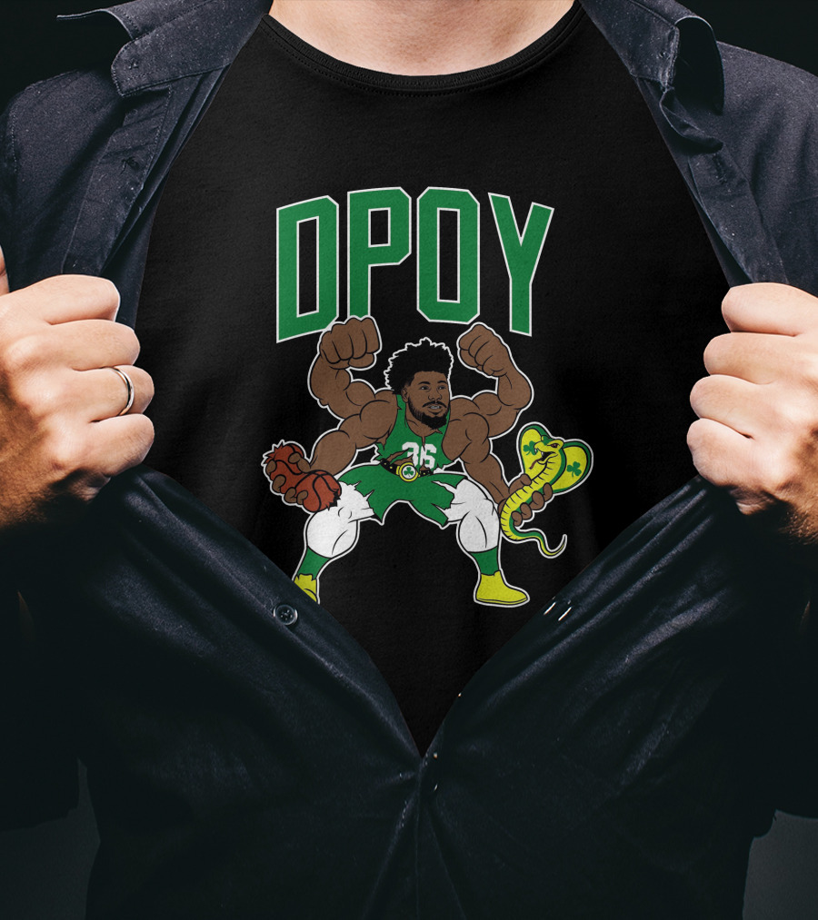 Nick Trig DPOY 35 Boston Celtics Defensive Player Of The Year T-Shirt