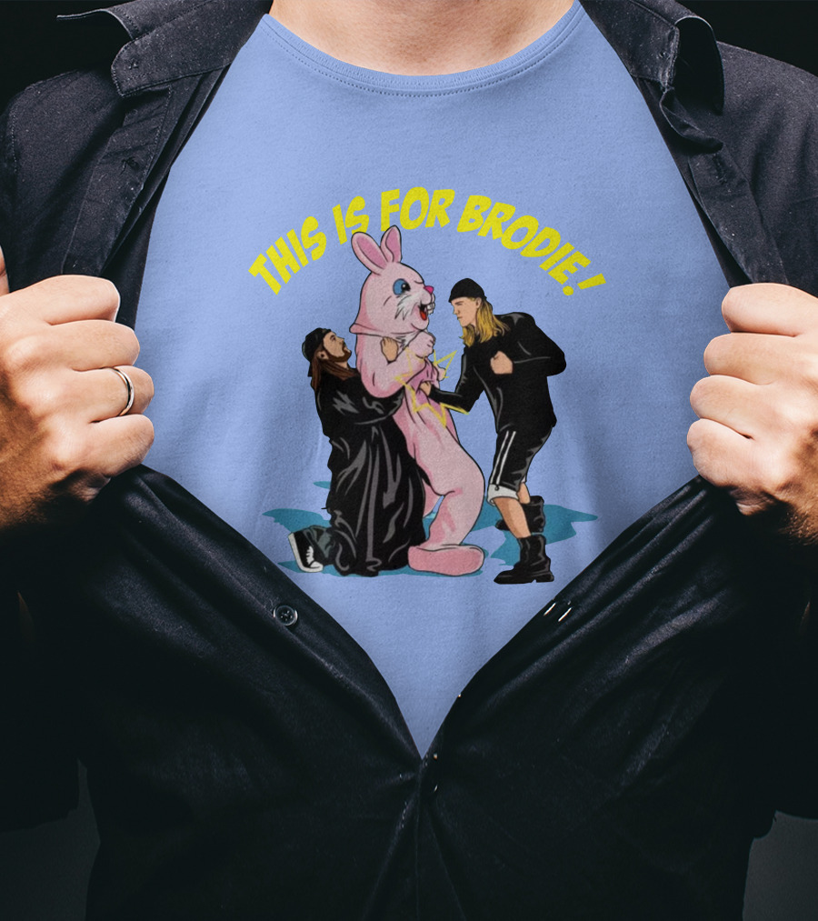This Is For Brodie Bunny Battle T-Shirt