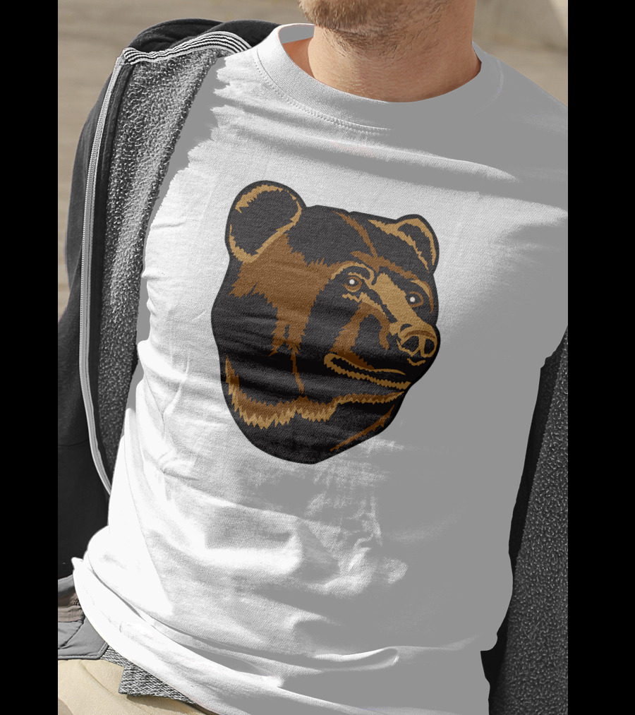 Boston Bruins Bear Head Emblem T-Shirt