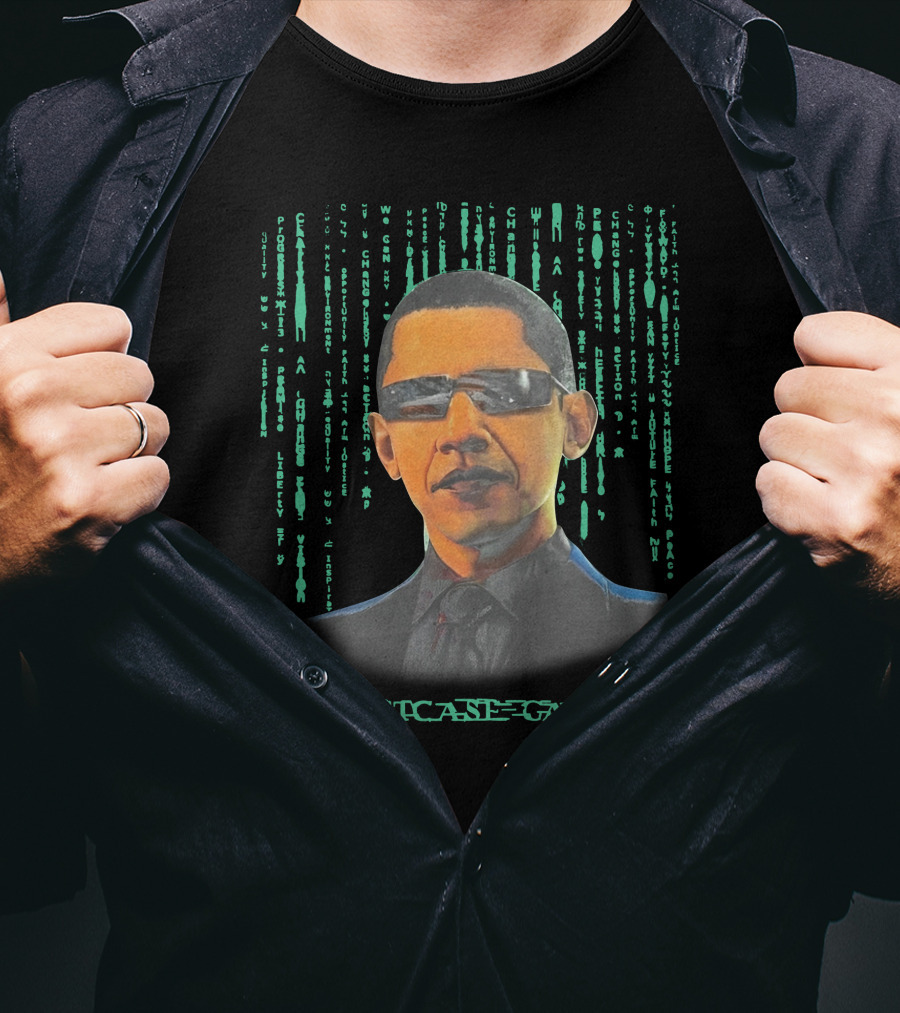 Basketcase Gallery Tatum's Barack Obama Matrix T-Shirt