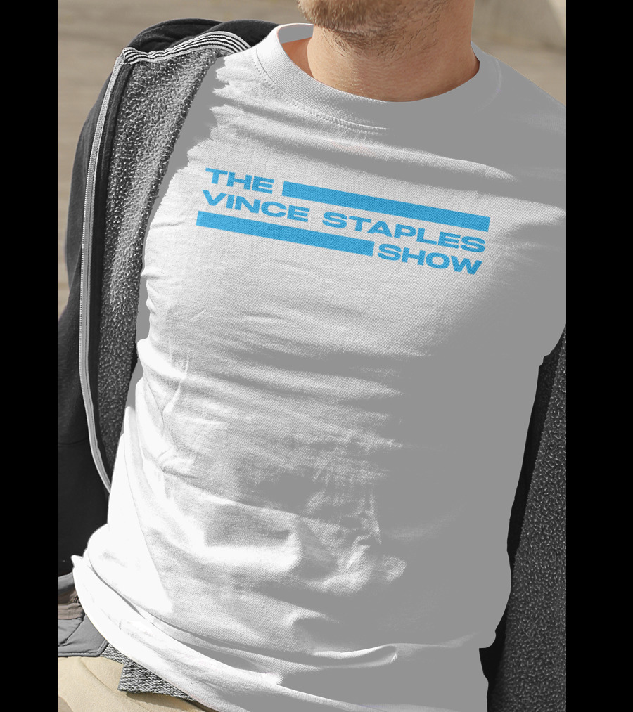 THE VINCE STAPLES SHOW Blue Text T-Shirt